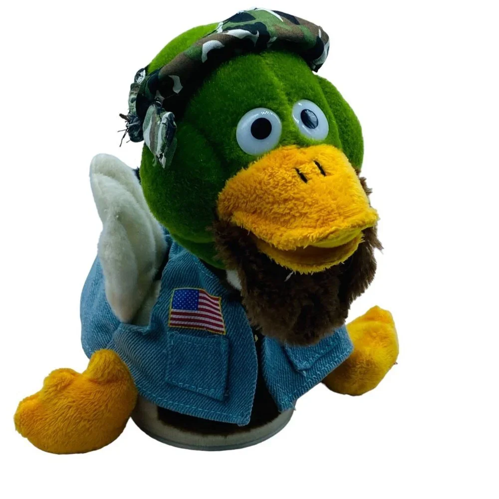Gemmy Duck Plush Toy Animated Singing A Country Boy Can Survive 8.5
